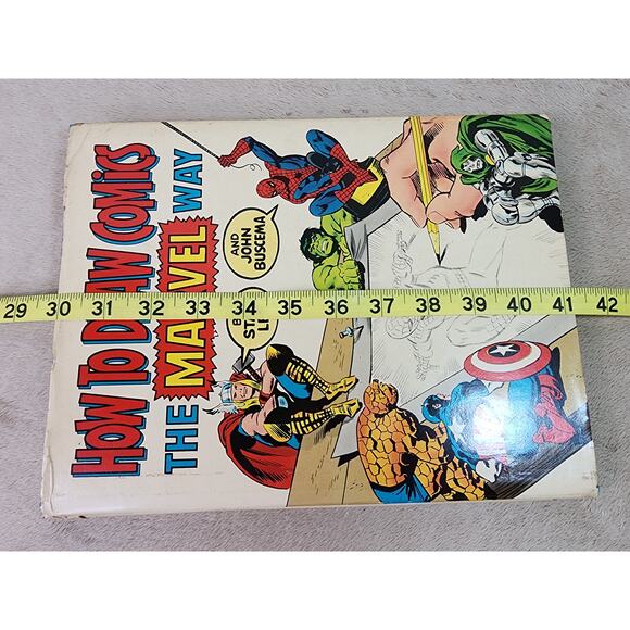 Marvel How To Draw Comics By Stan Lee 1978 Hardcover Made in USA - Picture 13 of 14